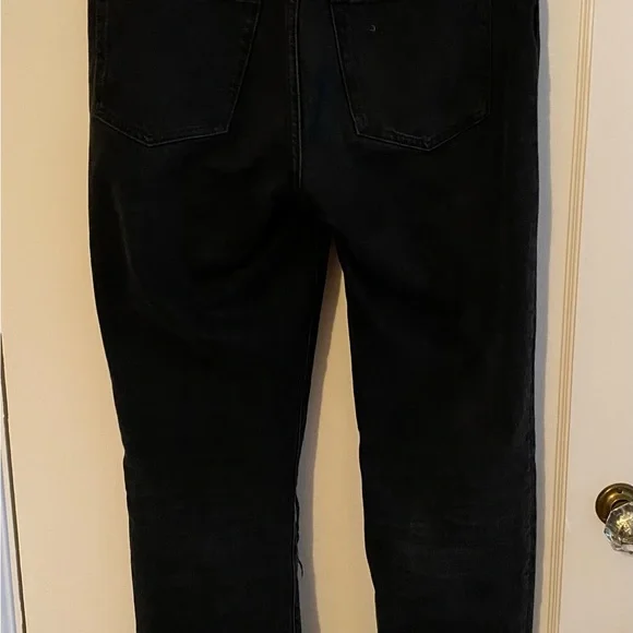 J. Crew 26Tall Black Straight Leg Boyfriend Jean - Picture 5 of 8